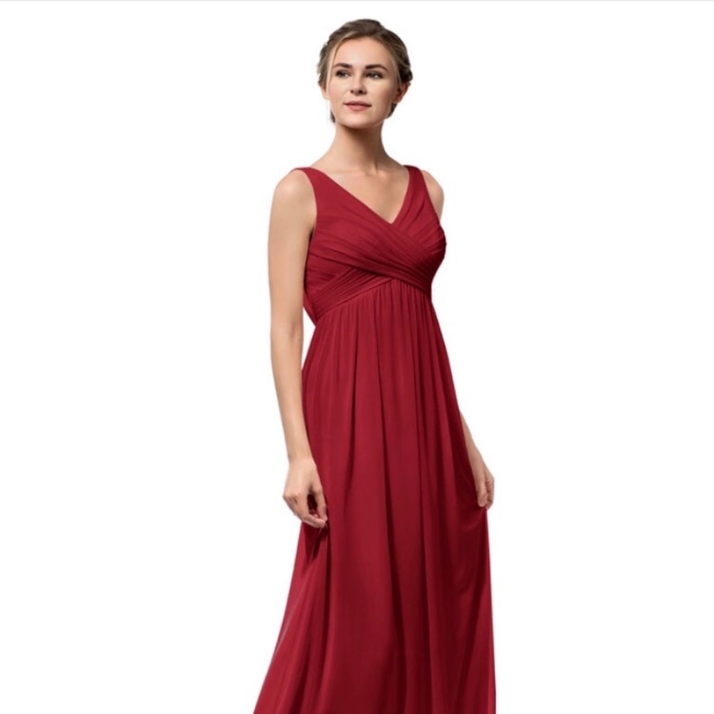 Azazie Burgundy Dress